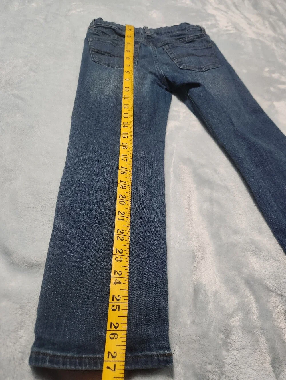 Classic Boy's Dark Blue Straight Leg Jeans